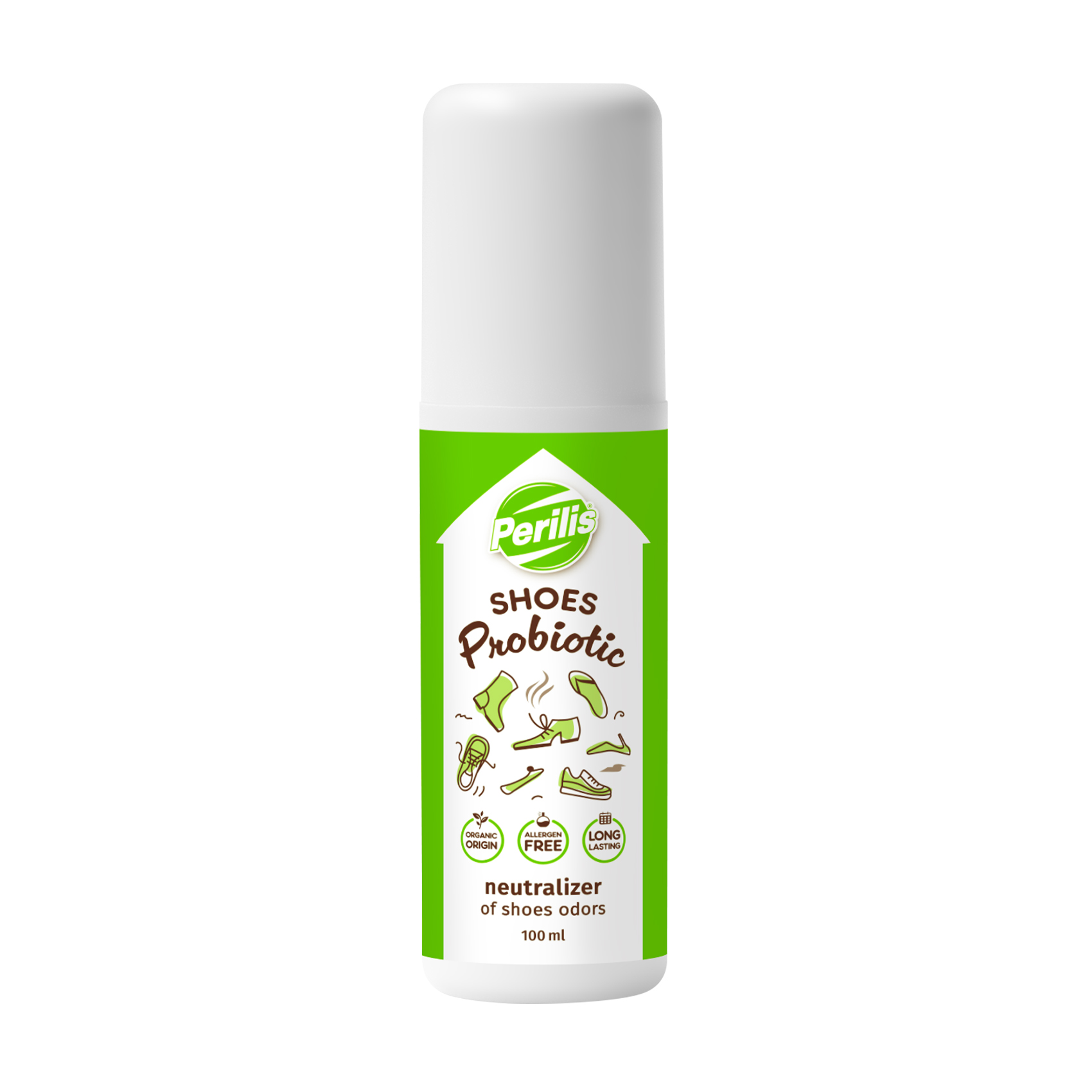 Уцінка! Нейтралізатор запахів для взуття Perilis Probiotic Shoes Neutralizer, 100 мл
